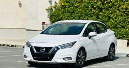 NISSAN SUNNY 2022 WHITE NEW SHAPE