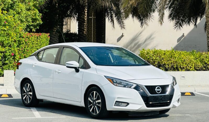 NISSAN SUNNY 2022 WHITE NEW SHAPE full
