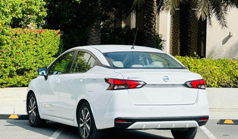 NISSAN SUNNY 2022 WHITE NEW SHAPE full