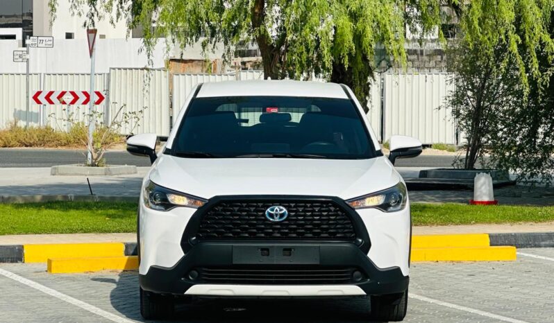 COROLLA CROSS 2022 WHITE HYBRID full