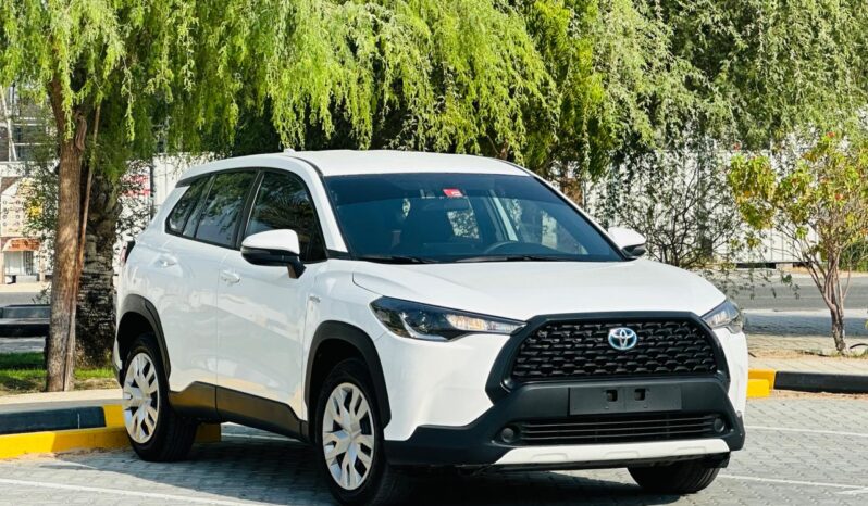 COROLLA CROSS 2022 WHITE HYBRID full